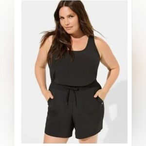 Torrid Active black romper in size 3